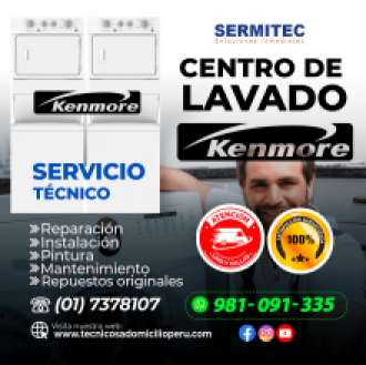 SOPORTE TECNICO A DOMICILIO KENMORE Lavadoras 981091335-Chorrillos